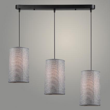 Подвес E2171/3HT BK+GRAY черный/черный 3х40W E27, h800, QH22